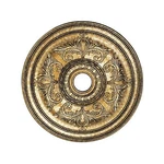 Livex Lighting 8210-65 Ceiling Medallion, Hand Painted Vintage Gold Leaf New. Price: $431.19.