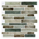 Longking Marble Peel And Stick Backsplash For X 12INCHES, Dark Brown New. Price: $42.99.