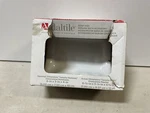 Daltile Bright White Ceramic Soap Dish Tray Shower Bathtub 6" New. Price: $34.95.