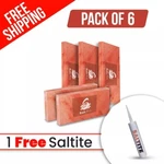 Himalayan Salt Bricks 8 4 2 Pack Of 6 With Free Glue For Spa, Sauna & Home D Cor New. Price: $89.99.
