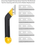 Grout Removal Tool, Tile Remover Tiling Tools, Saw Angled Scraping New. Price: $12.30.