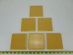 Lot Of 6 New Old Stock Daltile Ceramic Mustard Yellow QTC1 4-1/4" X Open. Price: $29.99.