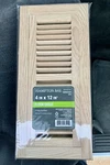 4X12 Unfinished Oak Wood Hampton Bay Floor Grille Register Vent 2-WAY Flow New. Price: $24.00.