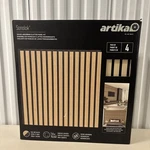 Artika Sonolok Sound-absorbing Kit, Oak And Black, 15.5 Sq Ft 4 Panels New. Price: $90.00.