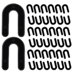 Oualhoo Inch Plastic Horseshoe Shims Tile Spacers, 1/4", Black New. Price: $16.62.