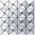 ART3D 10PACK 11.8X11.8 Peel And Stick Metal Backsplash Tile Bath Kitchen New. Price: $39.99.