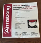 New Old Stock Armstrong Self Stick Vinyl Wall Base 4"X20' White. Price: $20.00.