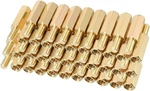 Uxcell 60PCS M3 12+6MM Female Thread Brass Hex Standoff Spacer Screws... New. Price: $14.76.