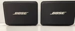 Bose Speaker System Set Model: 111AD, 45W(RMS), 150W(MAX), 6 Ohm Black, Compact Used. Price: $165.00.