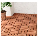 Ikea Runnen Floor Decking, Outdoor Brown Stained 9-PACK New. Price: $48.87.