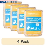 Natural Aspen Wood Pet Bedding Odor Control Dust Free Small Animal Shavings 141L New. Price: $51.41.