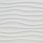 ART3D Plastic Wall Panel Pvc Wave Design, White, 19.7" X (12-PA... New. Price: $32.74.