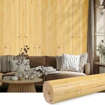 Fonuno Bamboo Wall Panel For Interior Decoration Pole Wrap Roll Natural New. Price: $101.54.