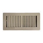 Precision Flow 4"X 10" Steel Floor Register - 2 Way Louvered Design,desert Br... New. Price: $31.45.