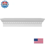 Ekena Millwork Endurathane Traditional Crosshead W/dentil Trim 28 Bottom Width New. Price: $163.82.