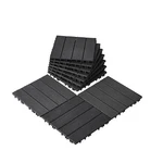 Vevor Interlocking Deck Tiles 10 Pack 12"X12" Plastic For Porch Dark Grey New. Price: $25.89.