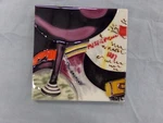 Continental Art Centers Unique Wine Bottle & Glass 4X4" Tile Signed Ping Used. Price: $17.99.