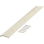 M-d 74187 Carpet Trim, 36 L, 1.38 W, Fluted Surface, Aluminum, Almond. Price: $23.27.