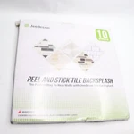 (10-PK) Jeedeson Backsplash Peel & Stick Wall Tile Vinyl Yellow 12" X Open. Price: $20.99.
