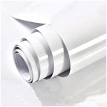 White Contact Glossy Peel And Stick - Wallpaper Self Adhesive Remova New. Price: $12.89.