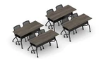 Training Room Set With 4 And 8 Chairs New. Price: $4319.75.