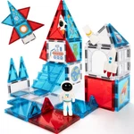 Cossy Magnetic Tiles 6.5 X 10 1.84 Inches, Red, Blue, White New. Price: $40.99.