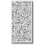 Vima (avines Decorative Wall Art Panel - 48" X 24" 3/8" H, White Color Pvc New. Price: $39.59.