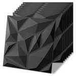 ART3D 20 Pack Decorative Wall Panels For Interior 11.8"X11.8", Frost Black New. Price: $40.80.