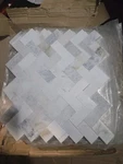 Minute Mosaix Natural Stone Herringbone Mosaic Sheet Floor & Wall Daltile Open. Price: $51.33.