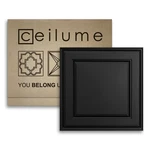 Ceilume Stratford Ultra-thin Feather-light 2X2 Ceiling Tiles Black Use 1 New. Price: $182.04.