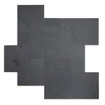 Msi ZOR-NS-0021 Montauk Black Pattern Gauged Slate Floor And Wall Tile New. Price: $76.75.