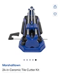 Marshalltown MTC24-DS Tile Cutter 610MM Inch New. Price: $65.00.