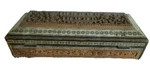 Vintage Angio Indian Mughal Hand Carved Wooden Inlay Box Jewelry Decor. Price: $645.50.