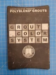 Custom Building Products Polyblend Grout Color System Sample Swatch Kit Case Cha Used. Price: $29.99.
