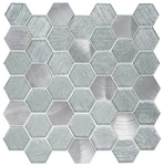 Emser Tile W13GLIT1212MO Glitz - 12" Hexagon Wall New. Price: $47.15.