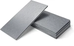 100-PIECES Peel And Stick Kitchen Backsplash Metal Wall Tiles, Brushed Alum New. Price: $82.29.