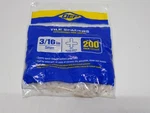 Qep 200 Professional Ceramic Tile Spacers 3/16" Wide White New. Price: $8.00.