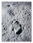 Footprint The Moon Photo Poster Print, Apollo 11 Mission Nasa Wall Art Decor New. Price: $24.98.