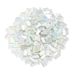 White Mixed Irregular Mosaic Glass Tiles Pieces, 300 Grams Diy ... New. Price: $16.96.