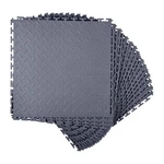 Uimoso Interlocking Garage Floor Tiles, 16 Pack, 20.2X20.2X0.2 In, Pvc, Gray New. Price: $94.89.