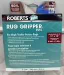 Roberts Gripper Indoor Rug Tape Nylon Mesh Blue 3 X 60' 50-588 New. Price: $9.99.
