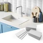 ART3D 32PCS Peel & Stick Backsplash Glass For Kitchen Bathroom White Tiles New. Price: $34.99.