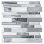 Longking 10-SHEET Peel And Stick Tile Backsplash, Vinyl 3D Self-adhesive New. Price: $29.99.