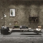 Beige-grey Concrete Wallpaper Matte Thick Textured Gray Cement Contact ... New. Price: $42.99.
