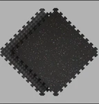 Norsk Dual Density Foam Floor Tiles 12 Pack Black Neon Specks 24"X24"X.79" 48FT New. Price: $129.95.