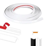 Kikerike Peel And Stick Tile Edge Trim L-shape Outside 10FT(WHITE) New. Price: $14.76.