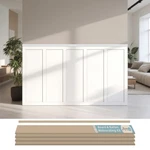 ART3D Premade Board And Batten Paintable Wainscoting Kit, Mdf Accent Wall Pan... New. Price: $90.71.