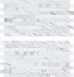 Midcard 20 Sheet Peel And Stick Backsplash, White Marble Pvc Wall Tile For Kitch New. Price: $46.79.