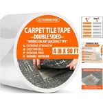 4IN X 90FT Heavy Duty Double Sided Carpet Tape - Residue Free & Water Resistant New. Price: $66.49.