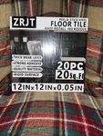 Zrjt Peel And Stick Vinyl Floor Tiles 20 Pc Sq Ft 12IN X 0.05IN New. Price: $30.00.